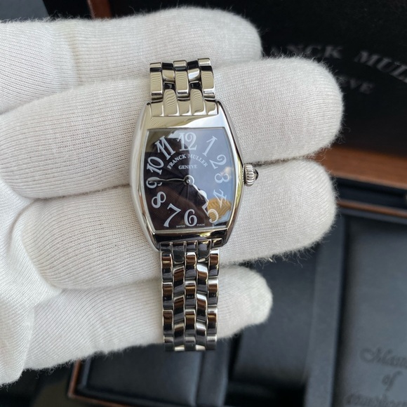Athletic Franck Muller Curvex 2252 QZ Ladies Stainless Steel Quartz 22MM Watch - Picture 4 of 11